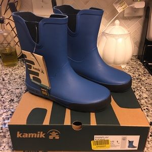 Kamik Rain Boots Boys Size 1
